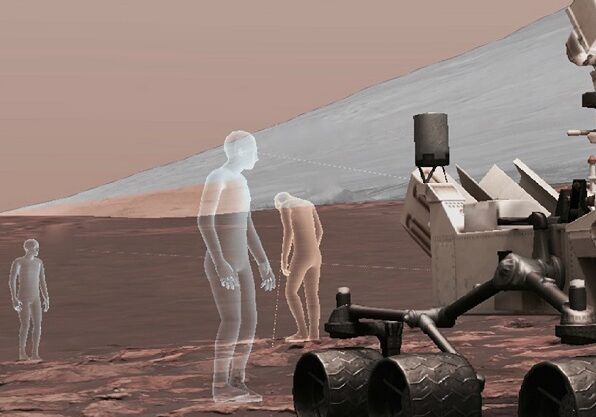 A screen view from OnSight, the 2018 award-winning software developed by NASA's Jet Propulsion Laboratory in collaboration with Microsoft. OnSight uses real rover data to create a 3D simulation of the Martian environment where mission scientists can "meet" to discuss rover ope... Credit: NASA/JPL-Caltech